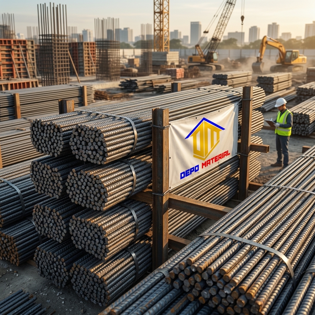 Rekomendasi Terbaik Keunggulan BESI BETON KSTY POLOS SNI 280 Spesifikasi BESI BETON 19 KSTY SNI TP 280 (26,8 KG) Hanya di Depo Material