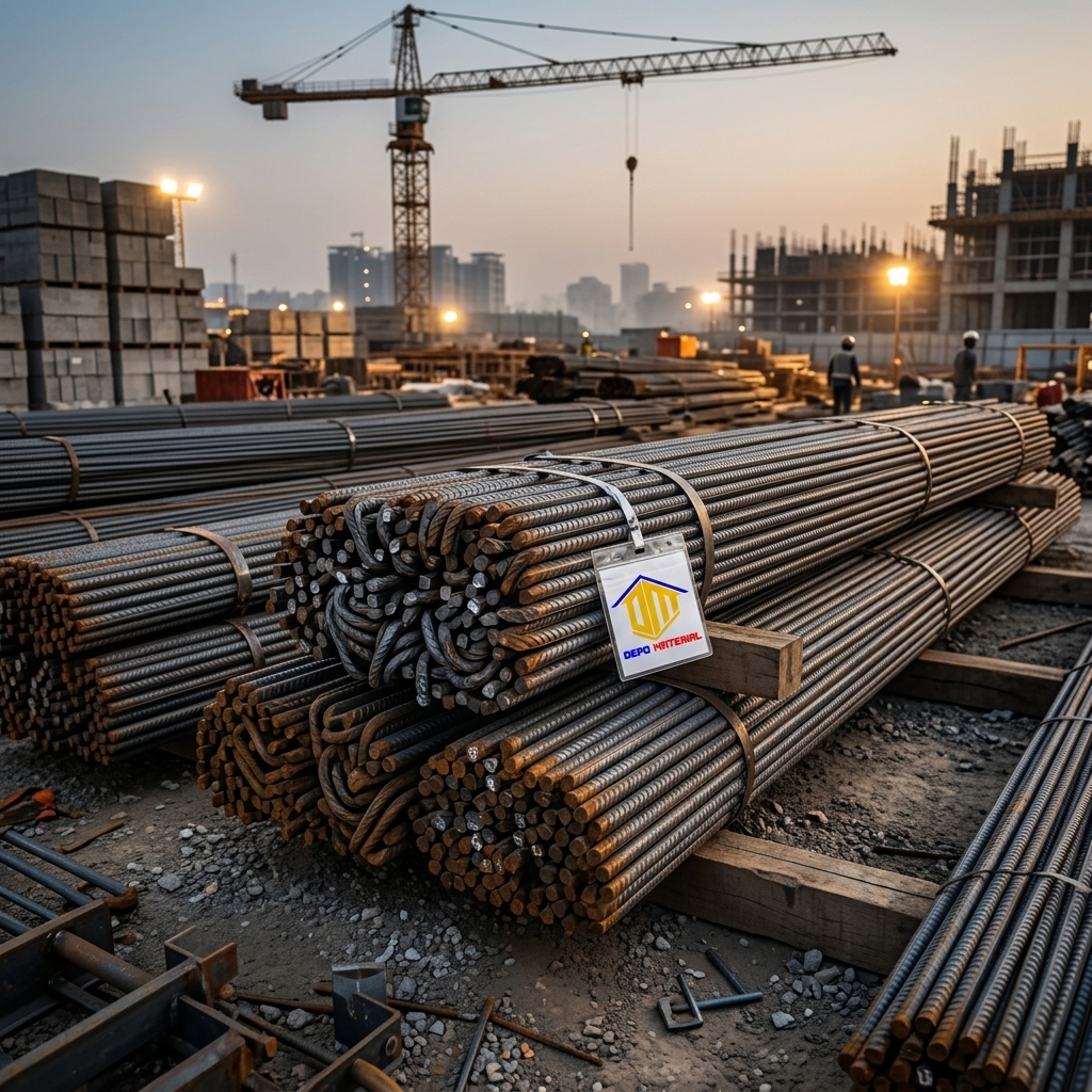 Rekomendasi Terbaik Keunggulan BESI BETON KSTY ULIR SNI 420 Spesifikasi BESI BETON ULIR 32 KSTY SNI TS 420 B (75,76 KG) Hanya di Depo Material