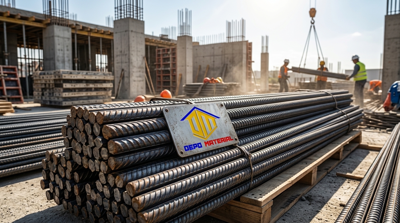 Rekomendasi Terbaik Keunggulan Besi Beton Perwira Hanya di Depo Material