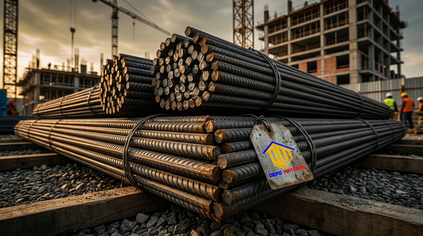 Rekomendasi Terbaik Keunggulan Besi Beton Perwira Hanya di Depo Material