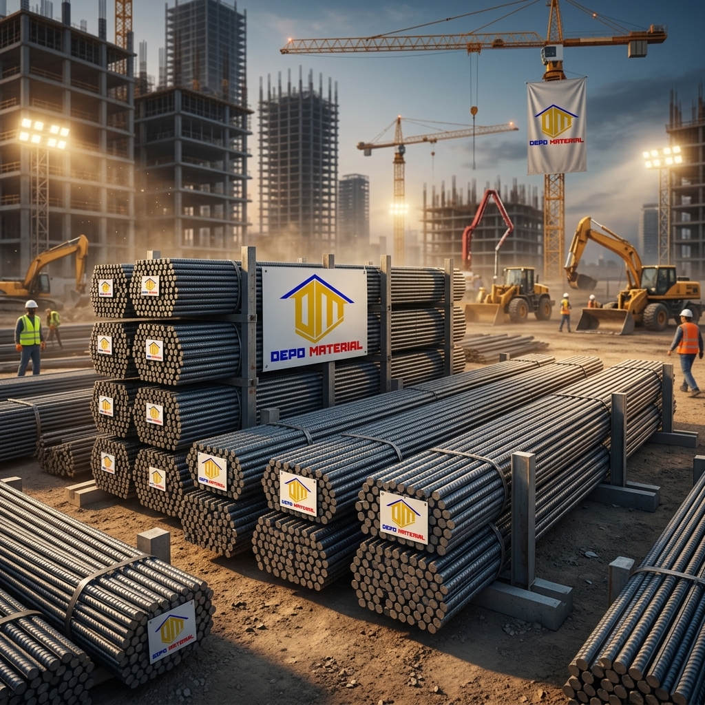 Rekomendasi Terbaik Keunggulan Besi Beton Perwira Hanya di Depo Material