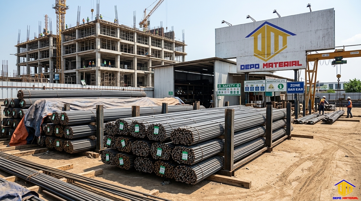 Rekomendasi Terbaik Keunggulan Besi Beton Perwira Hanya di Depo Material