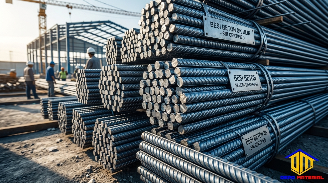 Rekomendasi Terbaik Keunggulan BESI BETON SK ULIR Spesifikasi BETON ULIR 13 SK (12,5 KG) Hanya di Depo Material