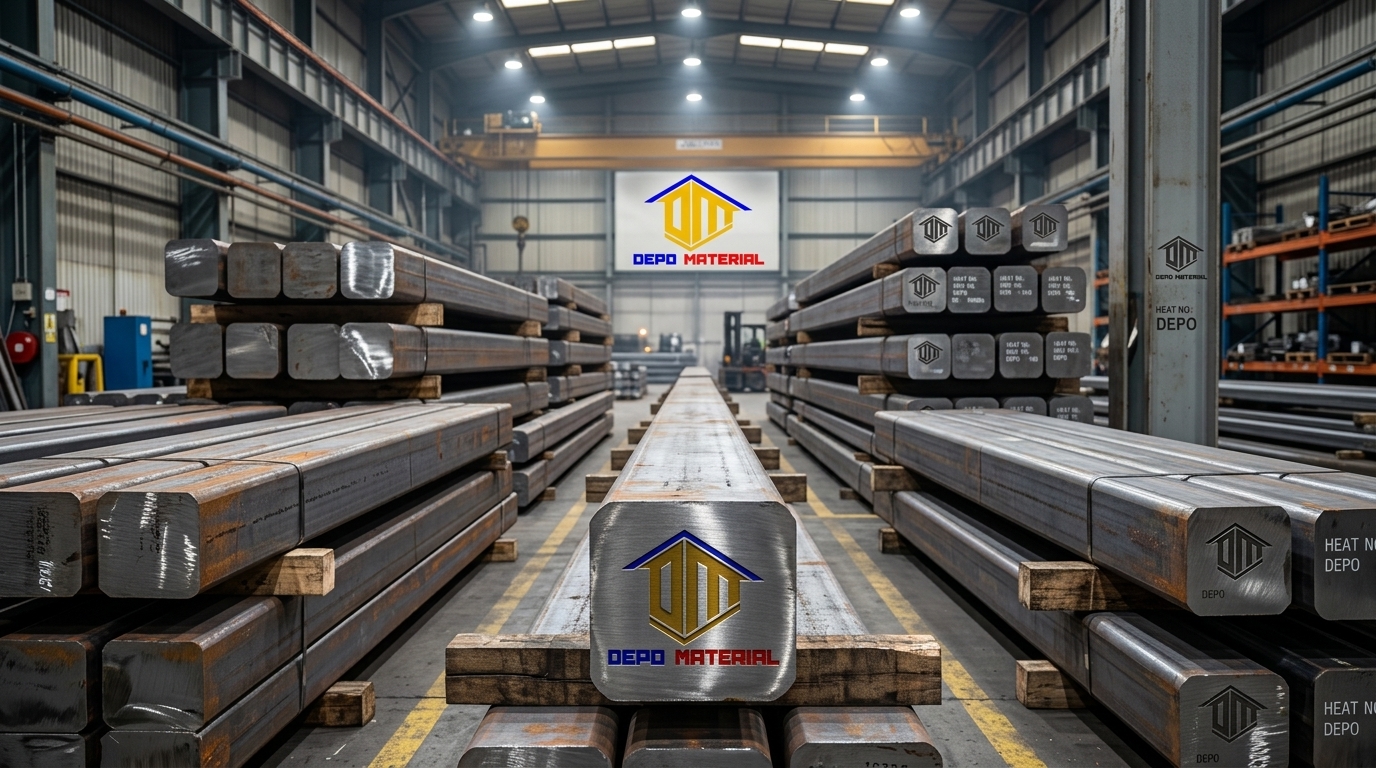 Rekomendasi Terbaik Keunggulan BILLET GRADE 235 Spesifikasi BILLET 180x180x12MTR +-3,052KG Hanya di Depo Material