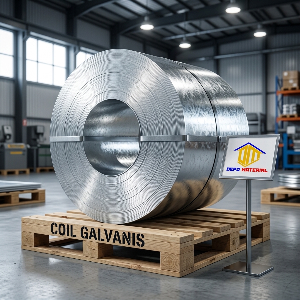 Rekomendasi Terbaik Keunggulan COIL GALVANIS Spesifikasi COIL GALVANIS G300 Z80 0,63 BMT X 1219mm BLUE SCOPE Hanya di Depo Material