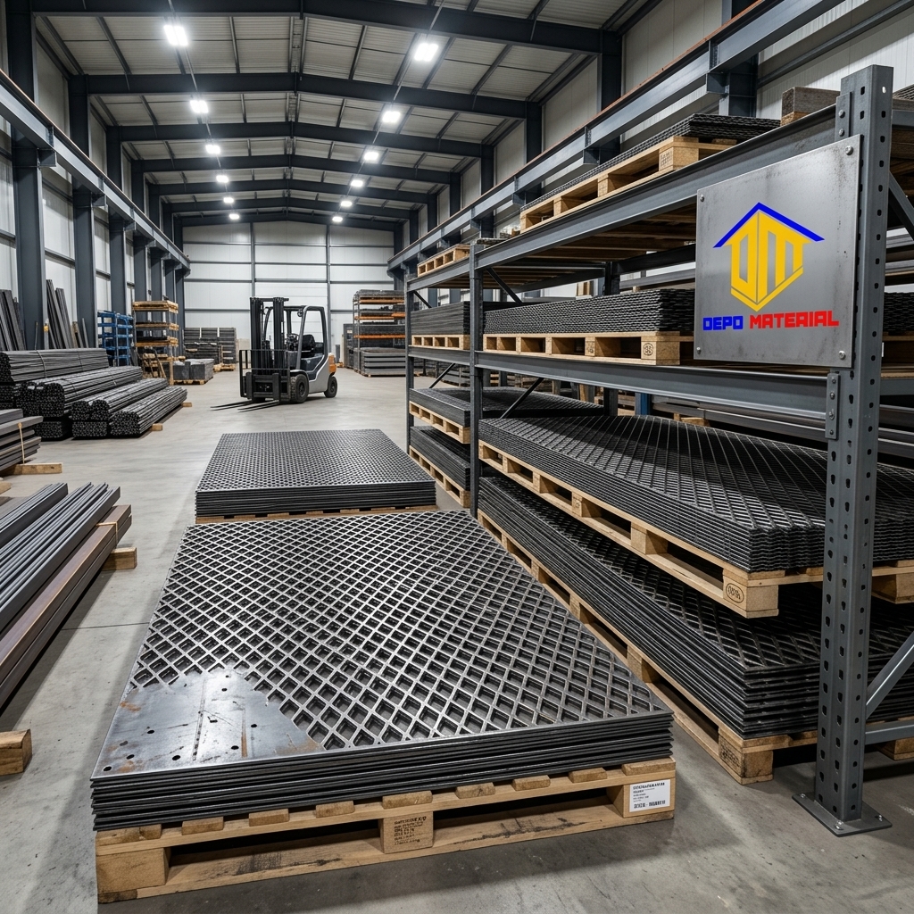 Rekomendasi Terbaik Keunggulan EXPANDED METAL Spesifikasi EXPANDED METAL B 3032  (13,39 KG) Hanya di Depo Material