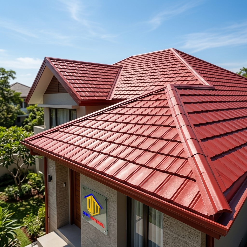Rekomendasi Terbaik Keunggulan GENTENG WARNA Spesifikasi GENTENG WARNA 1.000MMx0,30 MERAH Hanya di Depo Material