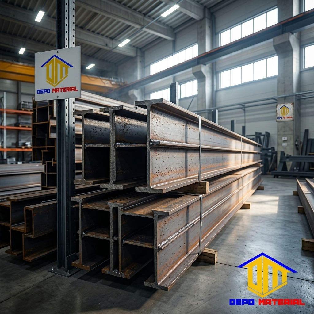 Rekomendasi Terbaik Keunggulan HBEAM WELDED Spesifikasi HBEAM WELDED 200x200x8x12x12m (599 Kg) Hanya di Depo Material