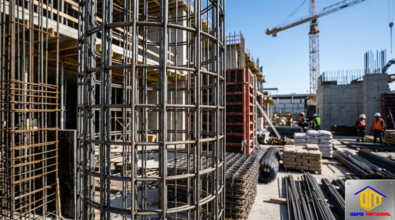 Keunggulan Korset Wiremesh 10 x 5 (20 KG) untuk Penguatan Kolom dan Struktur Beton