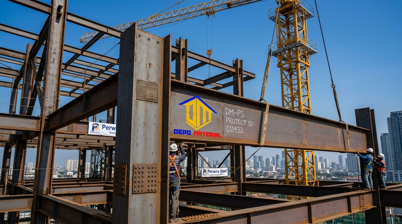Rekomendasi Terbaik Keunggulan Perwira Steel Hanya di Depo Material