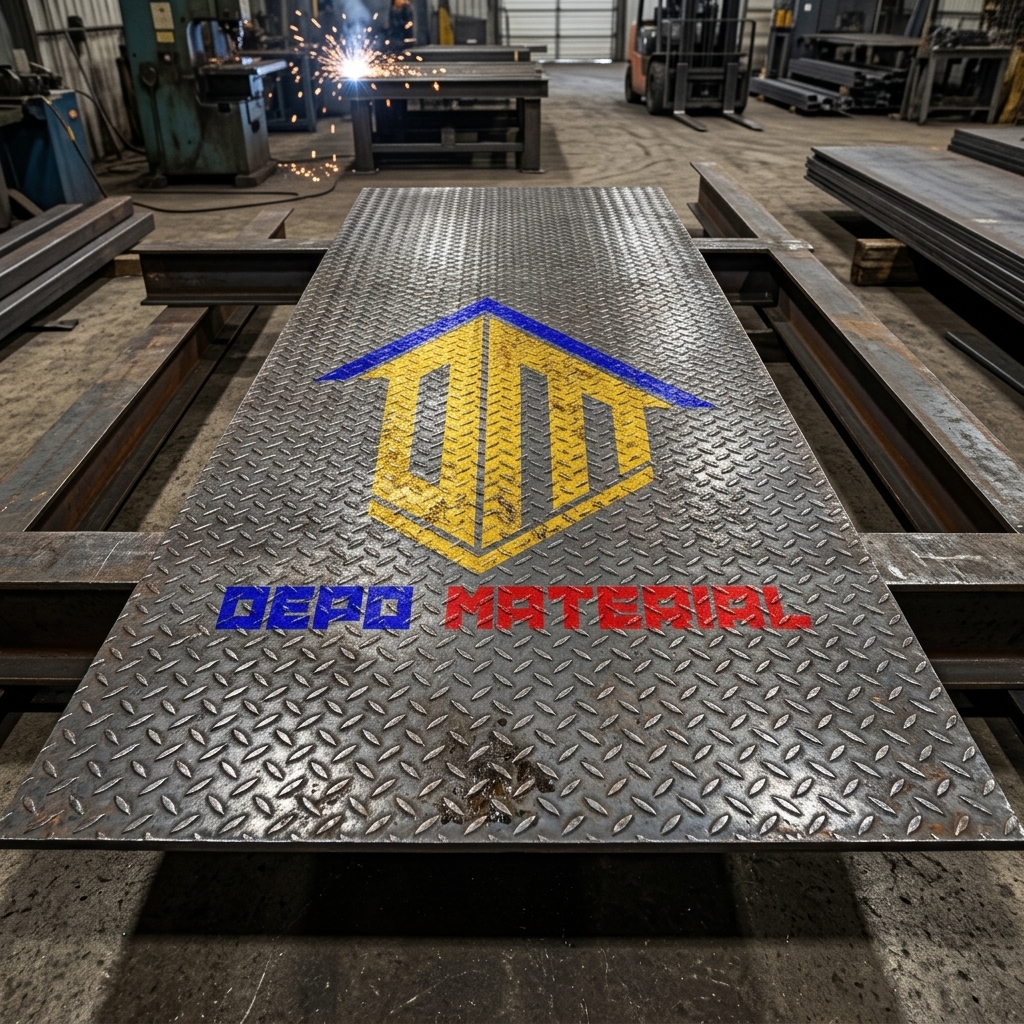 Rekomendasi Terbaik Keunggulan PLAT BORDES 4 X 8 Spesifikasi PLAT BORDES 4,7 X 4 X8 (115 Kg ) Hanya di Depo Material