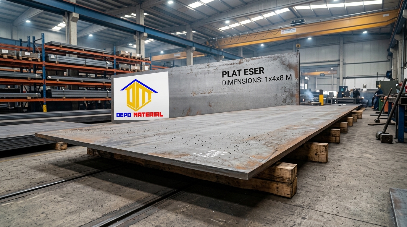 Rekomendasi Terbaik Keunggulan PLAT ESER Spesifikasi PLAT ESER 1 X 4 X 8 (22 KG) Hanya di Depo Material