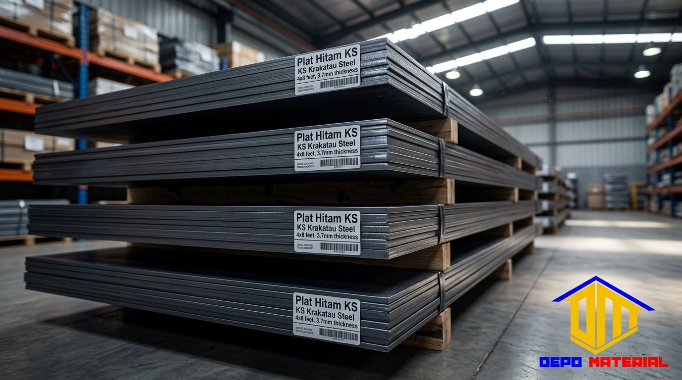 Keunggulan Plat Hitam KS 3,7 mm 4 x 8 (84 Kg) Krakatau Steel untuk Konstruksi dan Fabrikasi