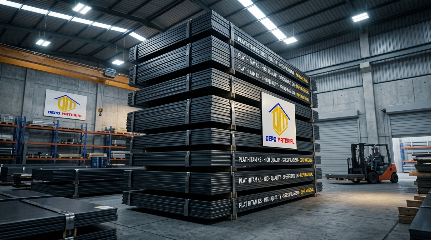 Rekomendasi Terbaik Keunggulan PLAT HITAM KS 4 X 8 Spesifikasi PLAT HITAM KS 13,7 X 4 X 8 (310 Kg) Hanya di Depo Material