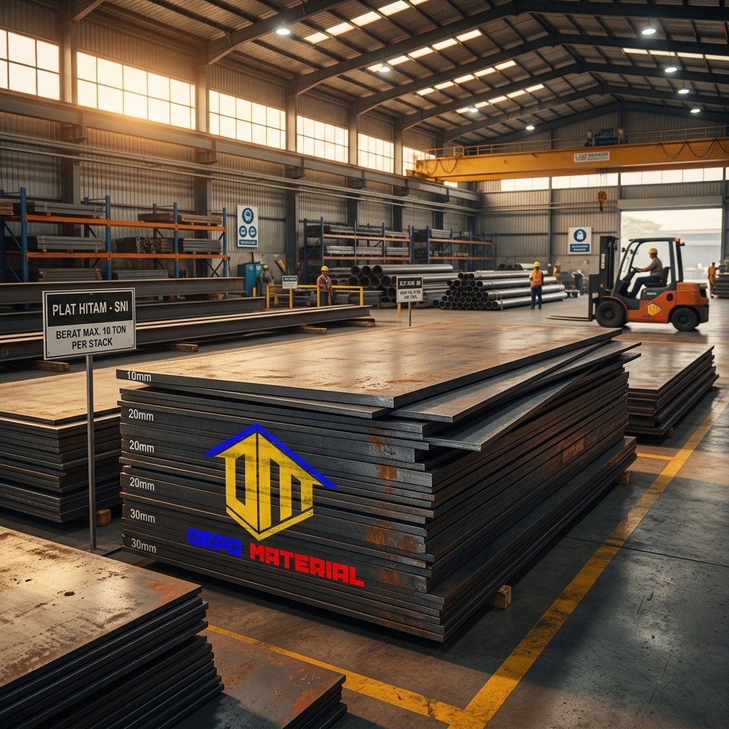 Rekomendasi Terbaik Keunggulan PLAT HITAM KS 4 X 8 Spesifikasi PLAT HITAM KS 8 X 4 X 8 (181 Kg) Hanya di Depo Material