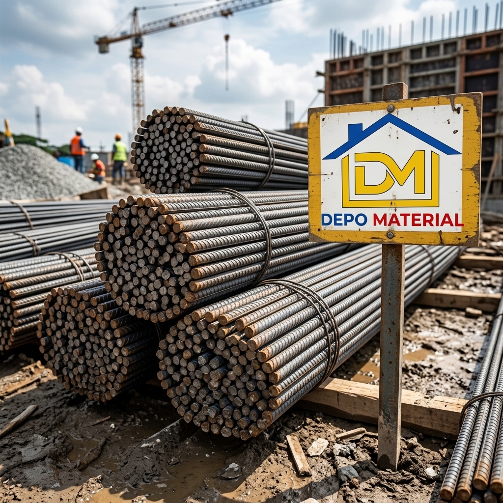 Rekomendasi Terbaik Keunggulan BESI BETON KSJI ULIR Spesifikasi BETON ULIR 10 KSJI SNI TS 280 (7,4 KG) Hanya di Depo Material