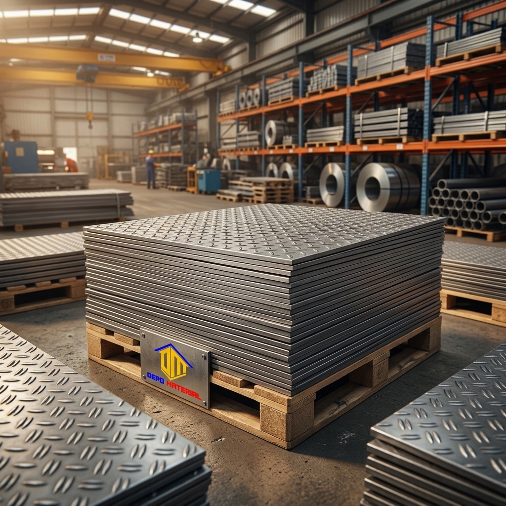 Rekomendasi Terbaik Keunggulan PLAT BORDES 4 X 8 Spesifikasi PLAT BORDES 1,2 X 2,4 X 3 Hanya di Depo Material