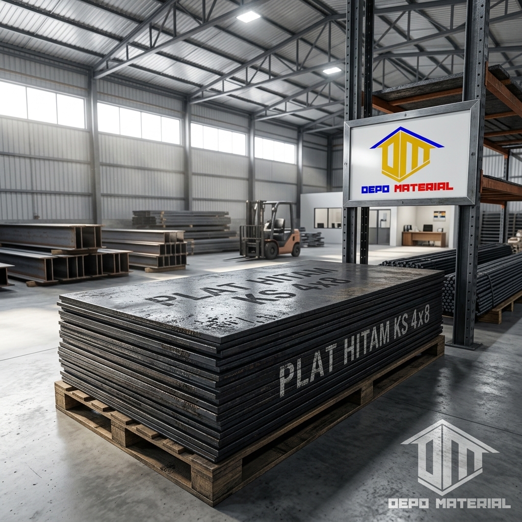 Rekomendasi Terbaik Keunggulan PLAT HITAM KS 4 X 8 Spesifikasi PLAT HITAM KS 18,7 X 4 X 8 (423 Kg) Hanya di Depo Material