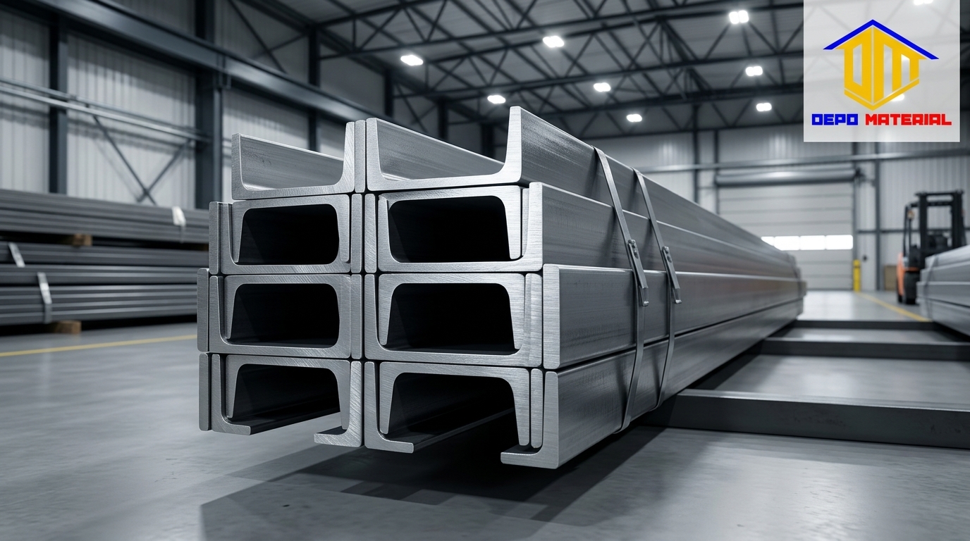 Keunggulan UNP 12 METER PAS spesifikasi UNP 150x75x6,5x12m (224 Kg)