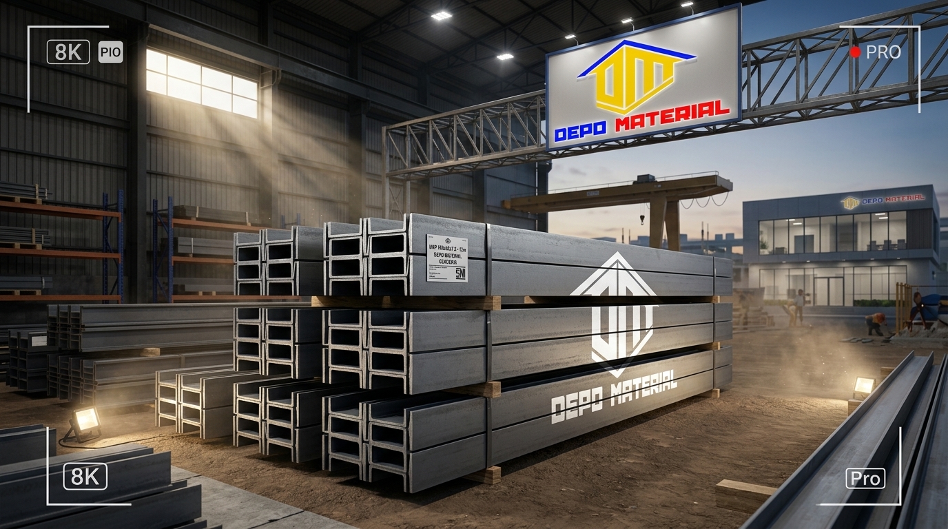 Rekomendasi Terbaik Keunggulan UNP 12 METER PAS Spesifikasi UNP 160x65x7,5x12m (231 Kg) Hanya di Depo Material