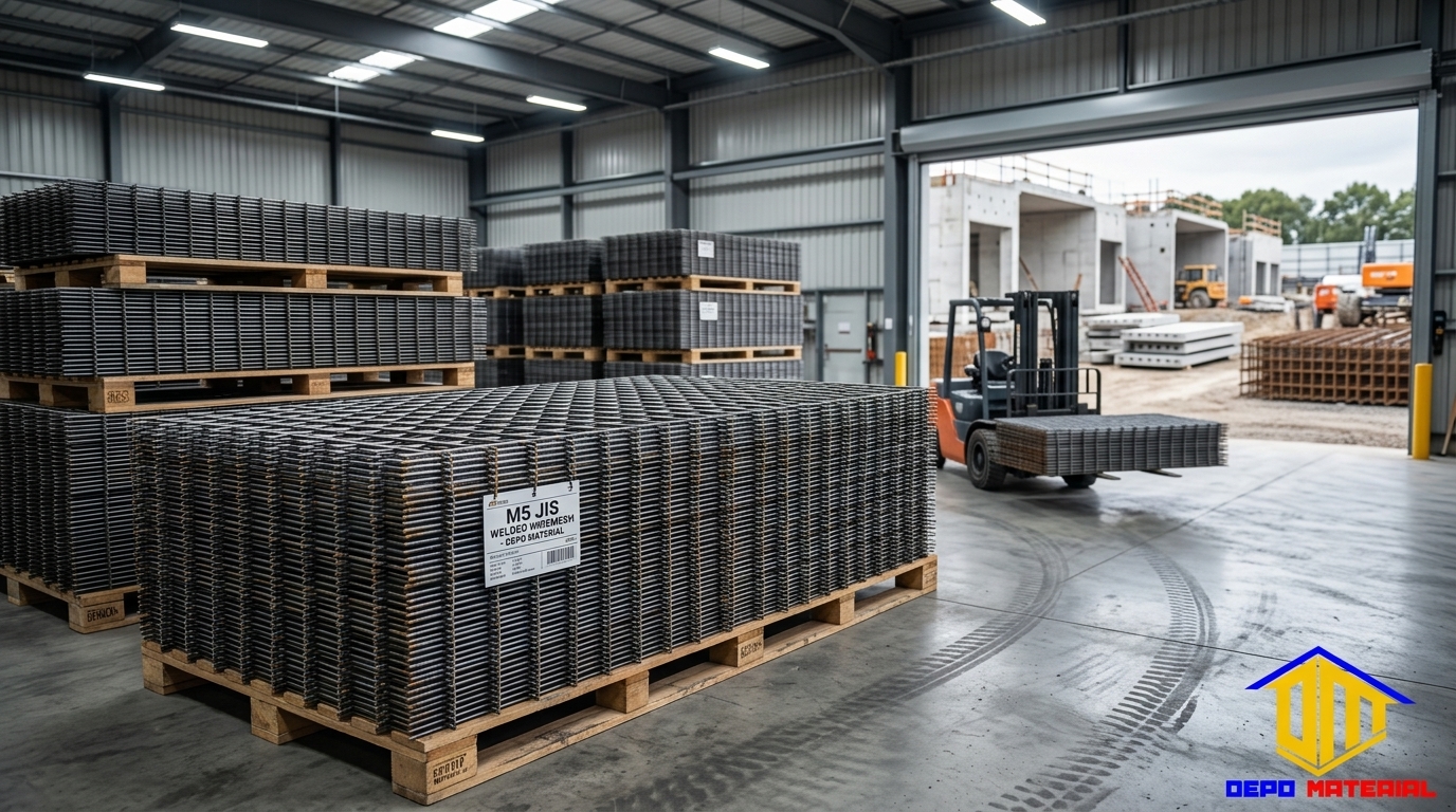 Keunggulan Wiremesh M5 JIS (24,14 Kg) untuk Konstruksi Kokoh dan Efisien di Depo Material